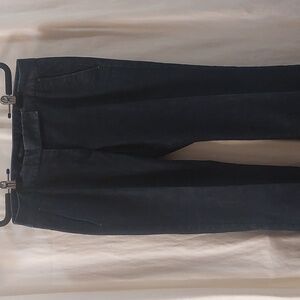 Express Design Studio Midrise Dark Wash Denim Wideleg Pants. Size 10L